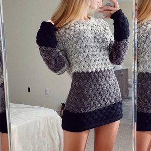 Oversized Sweater Dress